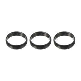 M METERXITY 3 Pack Dart Shaft Rings - Aluminum O-Ring Dart Accessories, Apply to Darts Games/Entertainment/Party (Black)