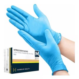Perfect Fit Guantes De Nitrilo Libre De Látex Y Polvo 500 Piezas Color Azul Talla Grande
