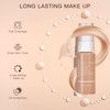 MSRUIOO Liquid Foundation, Matte Finish, Weightless Full Coverage, Oil-Free, Non-Comedogenic,