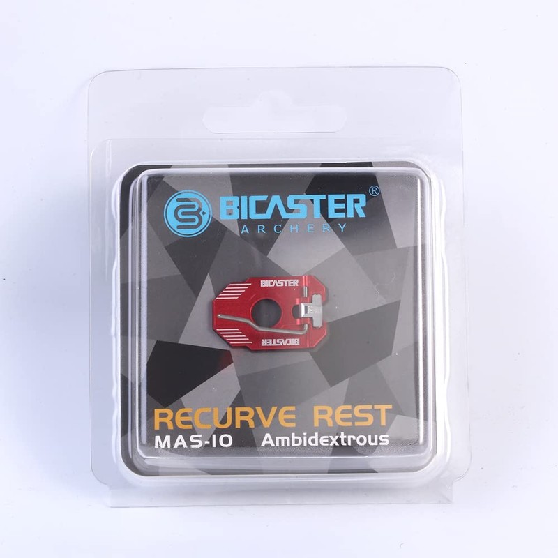 BICASTER Reposabrazos de flechas de aluminio ambidiestro con rebote magnético