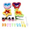 21PCS Sandwich Cutter and Sealer Bread Sandwich Shaper Dinosaur Star