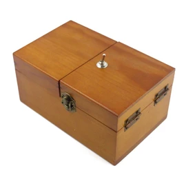 Willcomes Wooden Turns Itself Off Useless Box Leave Me Alone Box Perpetual Machine for Geek Gifts or Desk Toys by Willcomes