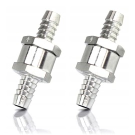 GXGM 2pcs Fuel Check Valve 8mm Aluminum Valve for Car Carburetor Low Pressure System