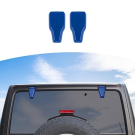 RT-TCZ for Jeep JL Rear Window Hinge Trim Cover Decals for Jeep Wrangler JL JLU 2018 up Blue Exterior Accessories 2pcs