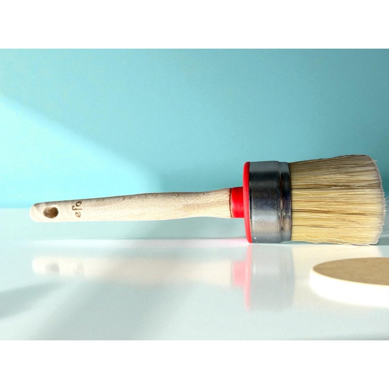 EFO Rundpinsel Ø 60 mm | Ringpinsel mit ergonomischem Holzgriff