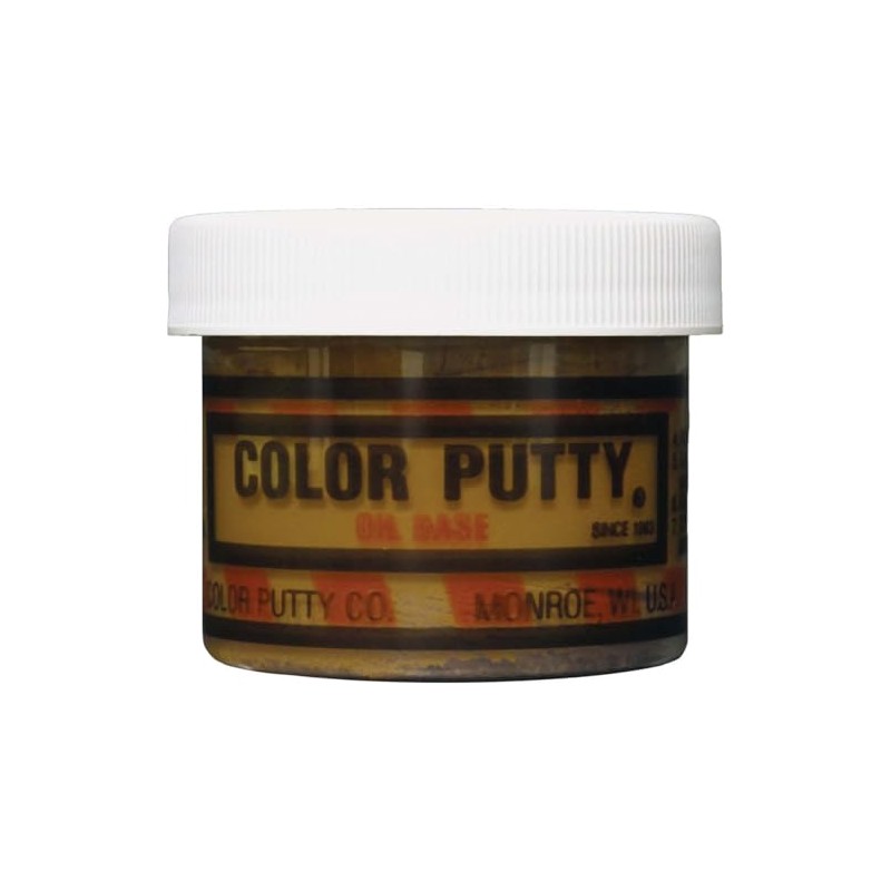 Color Putty Company 144 Color Putty 3.68 Ounce Jar, Teakwood