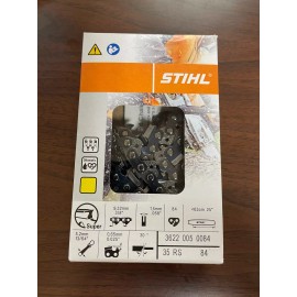 For STIHL 35RS 84  stihl chainsaw chain 25 inch 3/8 pitch 84 drive lengths .058 guage
