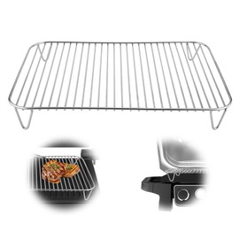 PEUTIER Grill Rack for Ninja Woodfire, Stainless Steel Roast Rack Set Barbecue Cooking Stand for Ninja Woodfire Outdoor Grill & Smoker BBQ Camping Picnic Grill Accessories
