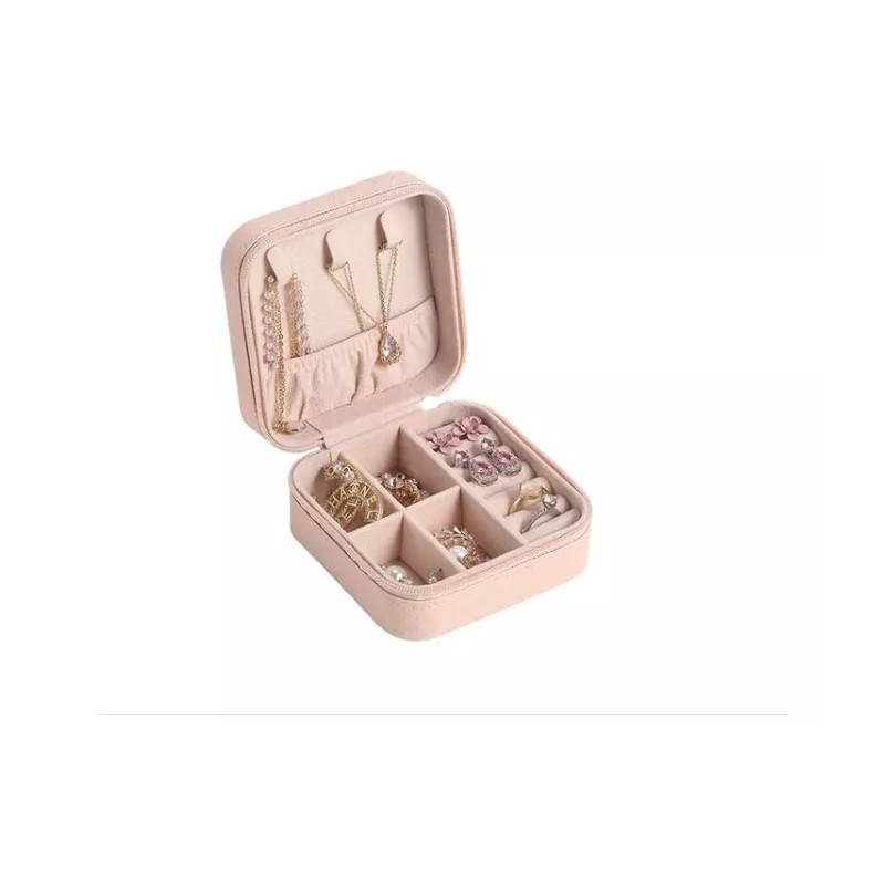 Maíz Joyero Caja Mini Portátil Joyas Viaje Organizador Estuche