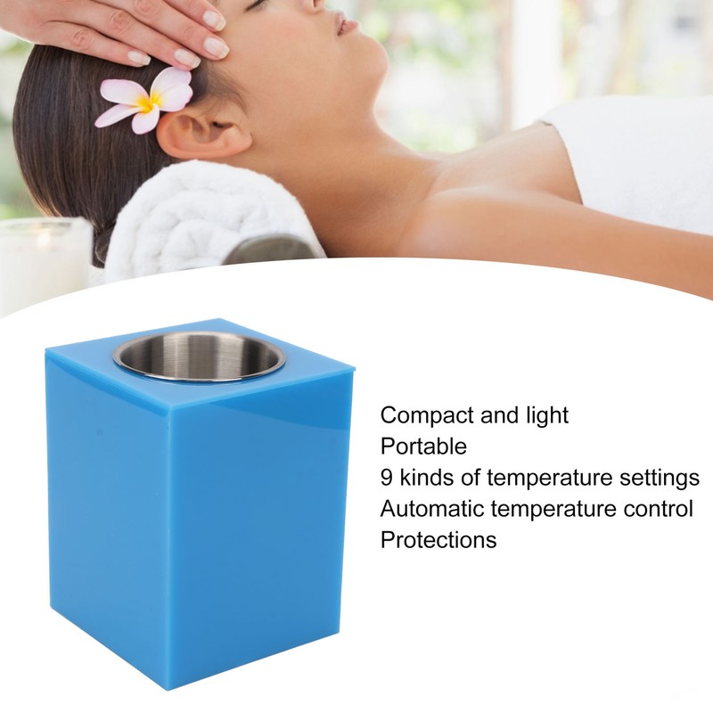 Massage Oil Heater Machine Adjustable 9 Temperature Control Timer Cream