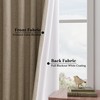 Joywell Linen Khaki Full Blackout Curtains 84 Inch Long 2