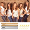 White 5pcs Sash, 2 Gold Pens + 2 Silver Pens,