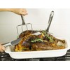Stainless Steel Turkey Lifter,Set of 2 Heavy Roasted Turkey Meat