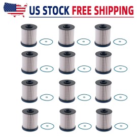 kofil 12Sets  TP1015 Fuel Filter for 6.6L Duramax Diesel Fuel Filter Replace 23304096