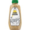 Koops' Organic Stone Ground Mustard, 12 oz. Bottle, 4 Pack