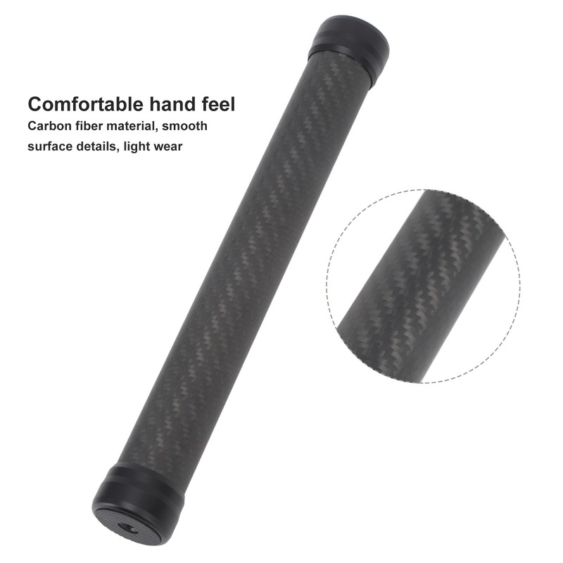 Camera Extension Rod Carbon Fiber 9.8in 30mm 1/4 in and