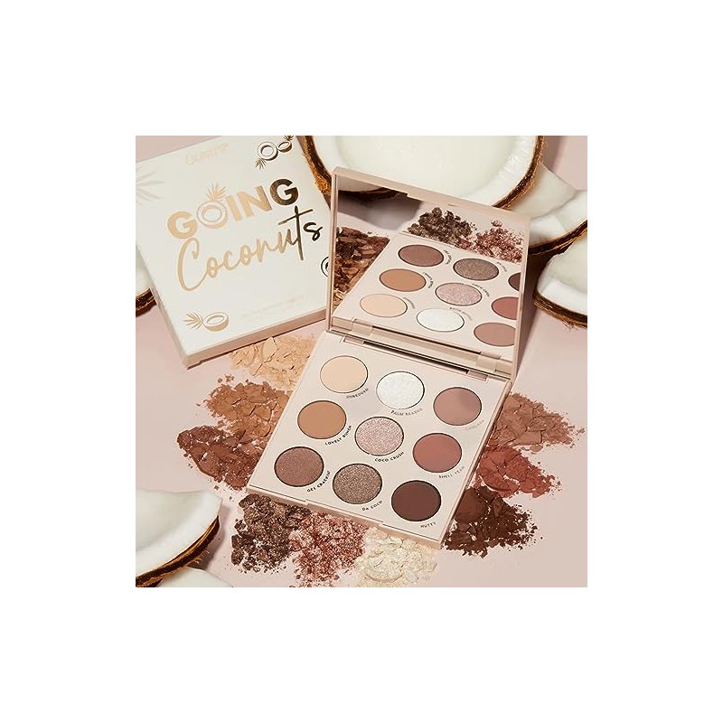 Colourpop Going Coconuts Pressed Powder Eyeshadow Palette