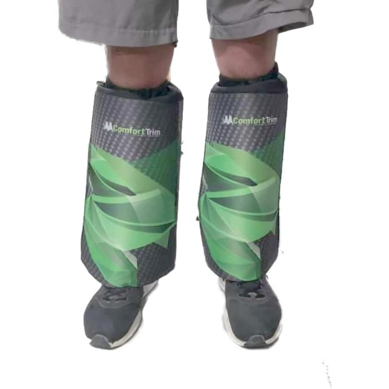 ComfortTrim Green Carbon Fiber Print Leg Guards - Ultimate Protection,