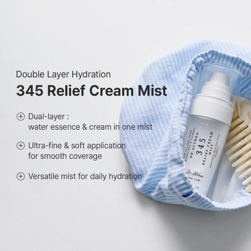 Kit De Viaje Vegano 345 Relief Cream & Mist, Perfecto