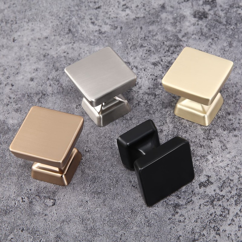 Cotykiley 5 Pack Drawer Pulls 1-1/4 inch Brushed Satin Nickel