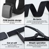 MIVAIUN Pack of 2 Nylon Canvas Belts for Men and