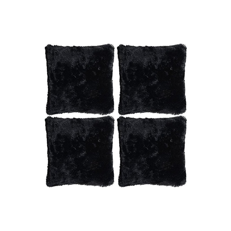 Adore 4 x Super Soft Faux Fur Cushion Cover Covers