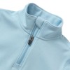 Lands' End Boys Half Zip Pullover Large Dream Blue
