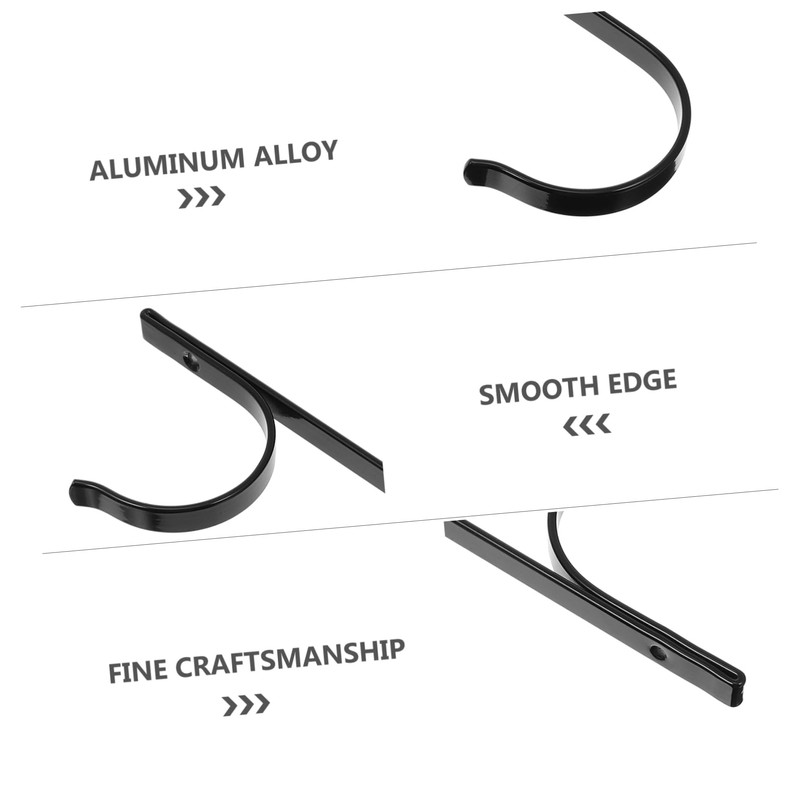 BESPORTBLE 1set Heavy Duty Pool Rod Hanger Fixed Hook for