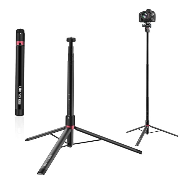 ULANZI AT-01 Extendable Light Stand Tripod, 59" Portable Vlog Camera