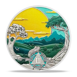 3 Years Sobriety Chip Triplate AA Coin Medallion Alcoholics Anonymous Recovery Anniversary Token Sobriety Gifts for Men Women