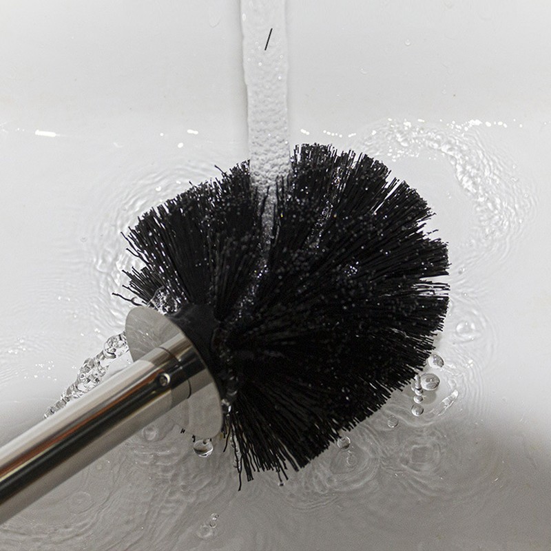 2sets Toilet Bowl Cleaner Brush Lockable Thread Convenient Practical Efficient