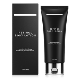Dermatology Retinol Body Lotion: Firming Moisturizing Body Cream for Dark Spots, Stretch Marks and Mature Crepey Skin, 6 oz (170 g)