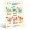 Office Refrigerator Etiquette Guide - Magnetic Signs for Refrigerator to