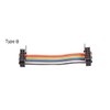 sourcing map IDC Ribbon Cable Coloured Rainbow Colour Wire 10