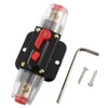 BOJACK 20A Audio Inline Circuit Breaker Reset Fuse Holder 12-24V
