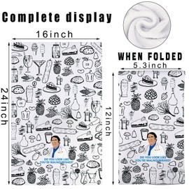 MYSOMY Dr Now Kitchen Towel Dr.Now Inspired Dish Towel Do You Look Like You're Malnourished Dr Now Gifts (Do You UK)