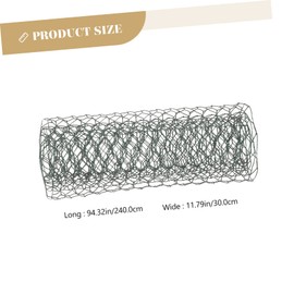GANAZONO 1roll Floral Wire Netting for Arrangements Mesh for Wreaths Crafts Home Decor Weddings and Events