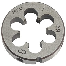 Aceteel M20 x 1 Metric Round Die, Machine Thread Die M20 X 1.0mm Right Hand