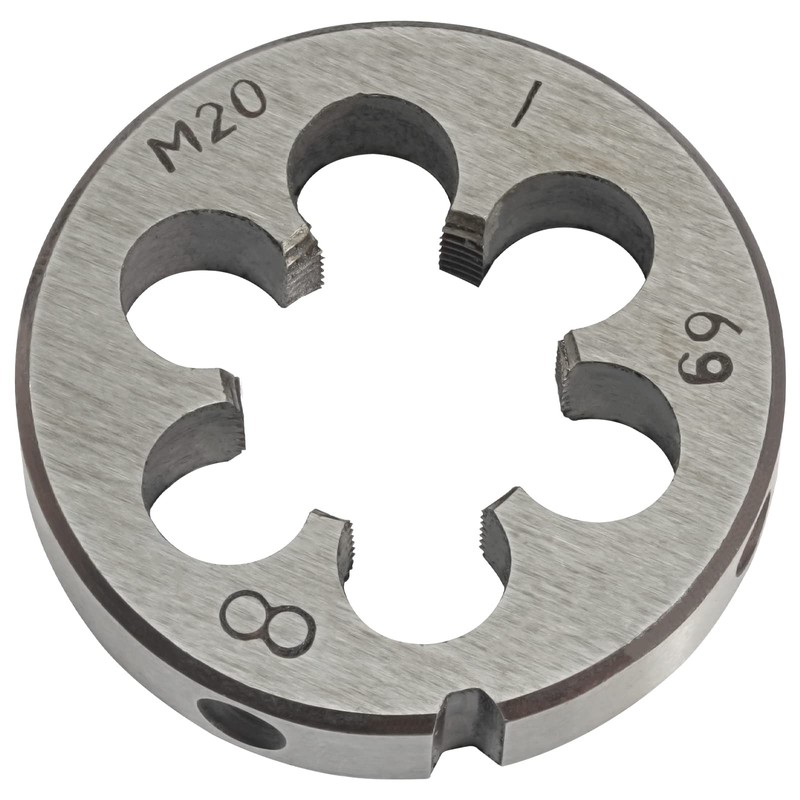 Aceteel M20 x 1 Metric Round Die, Machine Thread Die