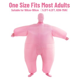 YEAHBBER Inflatable Costume for Adult Inflatable Costumes Adult Size Inflatable Body Suits Pants 14x3x12 (Pink)