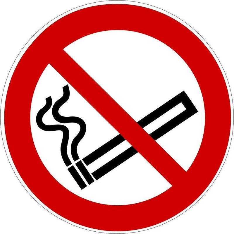 Sticker Smoking No Smoking No Smoking UV Protection Outdoor Pack