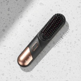 Cepillo Cerámico Alisador Compacto Recarga Usb Portátil