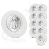 DECORA Recessed Ceiling Spotlight 230 V - Set Includes LED