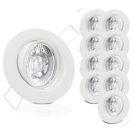 DECORA Recessed Ceiling Spotlight 230 V - Set Includes LED Module 5W Extra Flat 35 mm ET