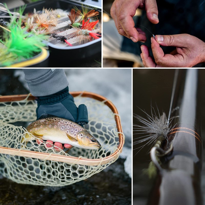 Fly Fishing Tapered Leader Nylon with Pre-tied Loop 10 Pack