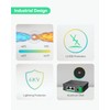 LINOVISION Industrial Gigabit 30W PoE Splitter with DC12V Output and
