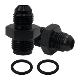 2025 Upgrade 6AN Male Flare to 5/8"-18 Inverted Flare Adapter Fitting for Tru Cool 40k 40,000 Transmission Cooler, Suitable for Connecting Oil/Fuel/Water/Fluid