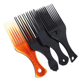 FOMIYES 4pcs Hair Pick Comb Wide Tooth Combs for Easy Hair Styling Includes Fist Men Grooming and Home Use