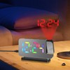 Cabilock Projection Alarm Clock for Bedroom Ceiling, 180° Rotatable Time