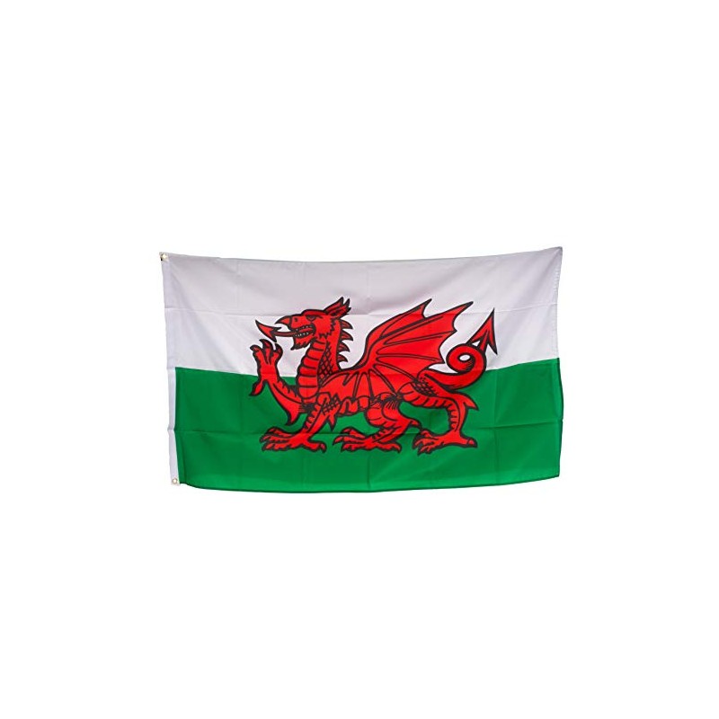 Cymru Wales Welsh Large 5' x 3', Weather-Resistant Polyester 2